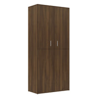 Thumbnail for Schuhschrank Braun Eichen-Optik 80x39x178 cm Holzwerkstoff