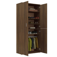 Thumbnail for Schuhschrank Braun Eichen-Optik 80x39x178 cm Holzwerkstoff