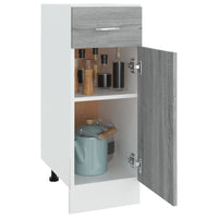 Thumbnail for Unterschrank mit Schublade Grau Sonoma 30x46x81,5 cm