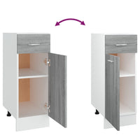 Thumbnail for Unterschrank mit Schublade Grau Sonoma 30x46x81,5 cm