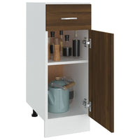 Thumbnail for Unterschrank mit Schublade Braun Eichen-Optik 30x46x81,5 cm