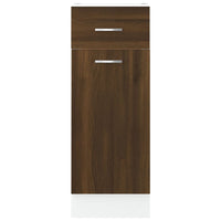Thumbnail for Unterschrank mit Schublade Braun Eichen-Optik 30x46x81,5 cm