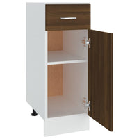 Thumbnail for Unterschrank mit Schublade Braun Eichen-Optik 30x46x81,5 cm