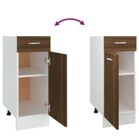 Thumbnail for Unterschrank mit Schublade Braun Eichen-Optik 30x46x81,5 cm
