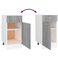 Thumbnail for Unterschrank mit Schublade Grau Sonoma 40x46x81,5 cm