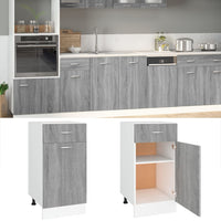 Thumbnail for Unterschrank mit Schublade Grau Sonoma 40x46x81,5 cm