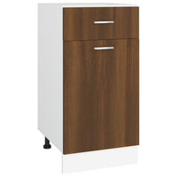 Thumbnail for Unterschrank mit Schublade Braun Eichen-Optik 40x46x81,5 cm