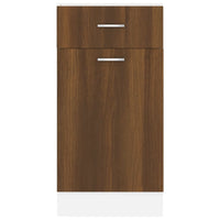 Thumbnail for Unterschrank mit Schublade Braun Eichen-Optik 40x46x81,5 cm