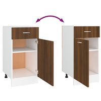 Thumbnail for Unterschrank mit Schublade Braun Eichen-Optik 40x46x81,5 cm