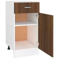 Thumbnail for Unterschrank mit Schublade Braun Eichen-Optik 40x46x81,5 cm