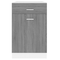 Thumbnail for Unterschrank mit Schublade Grau Sonoma 50x46x81,5 cm