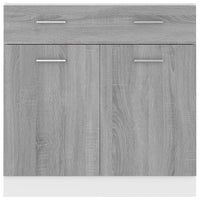 Thumbnail for Unterschrank mit Schublade Grau Sonoma 80x46x81,5 cm
