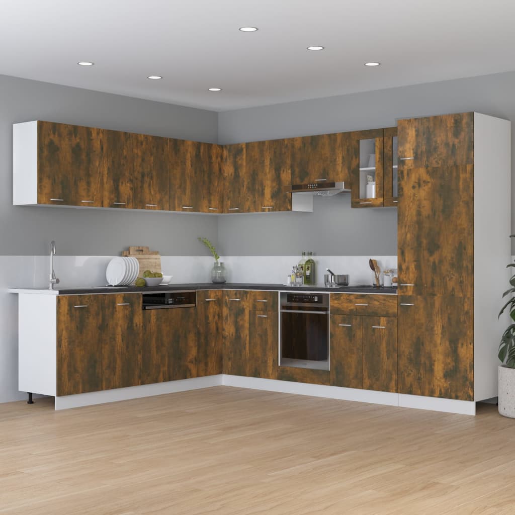 Küchenschrank Räuchereiche 75,5x75,5x80,5 cm Holzwerkstoff