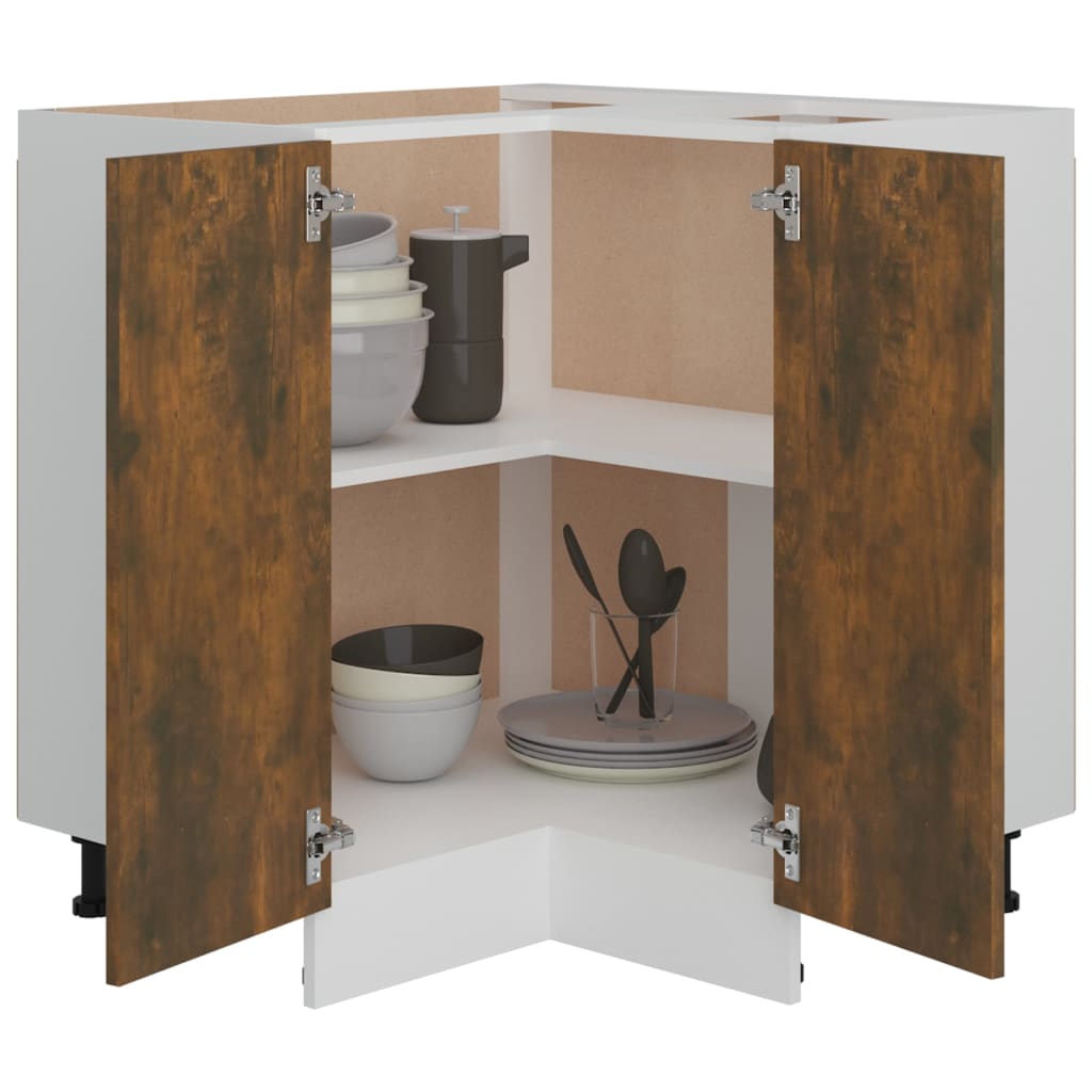 Küchenschrank Räuchereiche 75,5x75,5x80,5 cm Holzwerkstoff