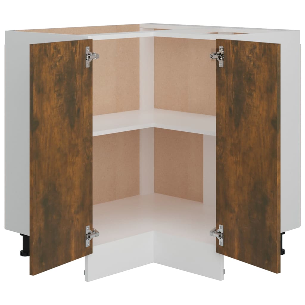 Küchenschrank Räuchereiche 75,5x75,5x80,5 cm Holzwerkstoff