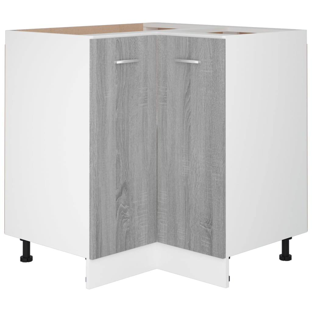 Küchenschrank Grau Sonoma 75,5x75,5x80,5 cm Holzwerkstoff