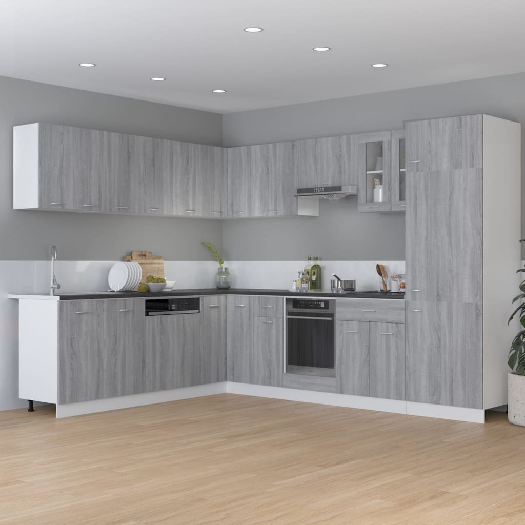 Küchenschrank Grau Sonoma 75,5x75,5x80,5 cm Holzwerkstoff