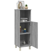 Thumbnail for Badezimmerschrank Grau Sonoma 30x30x95 cm Holzwerkstoff