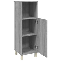 Thumbnail for Badezimmerschrank Grau Sonoma 30x30x95 cm Holzwerkstoff