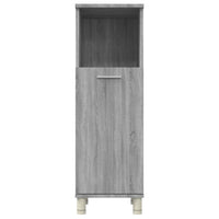 Thumbnail for Badezimmerschrank Grau Sonoma 30x30x95 cm Holzwerkstoff