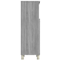 Thumbnail for Badezimmerschrank Grau Sonoma 30x30x95 cm Holzwerkstoff