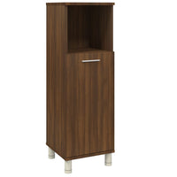 Thumbnail for Badezimmerschrank Braun Eiche 30x30x95 cm Holzwerkstoff