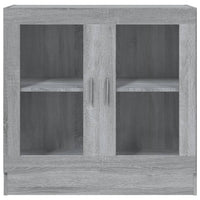 Thumbnail for Vitrinenschrank Grau Sonoma 82,5x30,5x80 cm Holzwerkstoff