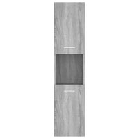 Thumbnail for Badezimmerschrank Grau Sonoma 30x30x130 cm Holzwerkstoff
