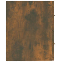 Thumbnail for Waschbeckenschrank Räuchereiche 60x38,5x48 cm Holzwerkstoff