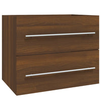 Thumbnail for Waschbeckenschrank Braun Eichen-Optik 60x38,5x48 cm