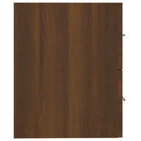 Thumbnail for Waschbeckenschrank Braun Eichen-Optik 60x38,5x48 cm