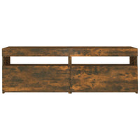 Thumbnail for TV-Schrank mit LED-Leuchten Räuchereiche 120x35x40 cm