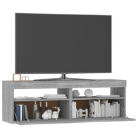Thumbnail for TV-Schrank mit LED-Leuchten Grau Sonoma 120x35x40 cm