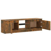 Thumbnail for TV-Schrank mit LED-Leuchten Räuchereiche 120x30x35,5 cm