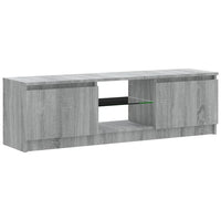 Thumbnail for TV-Schrank mit LED-Leuchten Grau Sonoma 120x30x35,5 cm