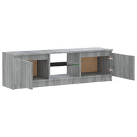Thumbnail for TV-Schrank mit LED-Leuchten Grau Sonoma 120x30x35,5 cm
