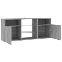 Thumbnail for TV-Schrank mit LED-Leuchten Grau Sonoma 120x30x50 cm