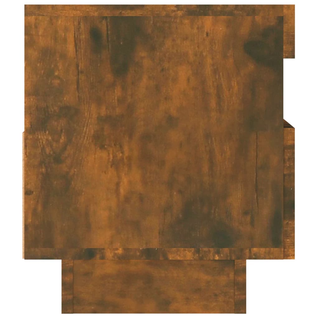 TV-Schrank mit LED-Leuchten Räuchereiche 80x35x40 cm