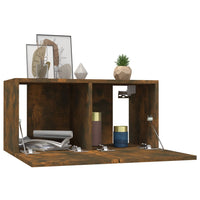 Thumbnail for TV-Wandschrank Räuchereiche 60x30x30 cm Holzwerkstoff