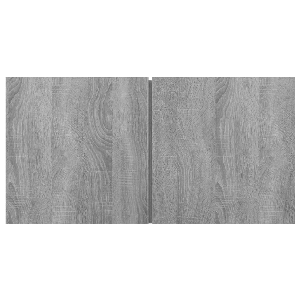 TV-Wandschrank Grau Sonoma 3 Stk. 60x30x30 cm Holzwerkstoff