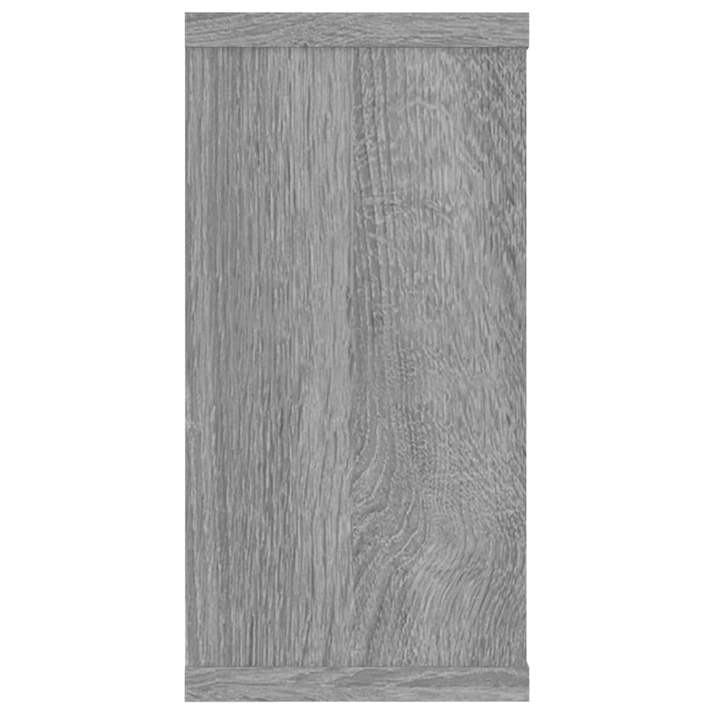 Wandregale 4 Stk. Grau Sonoma 100x15x30 cm Holzwerkstoff