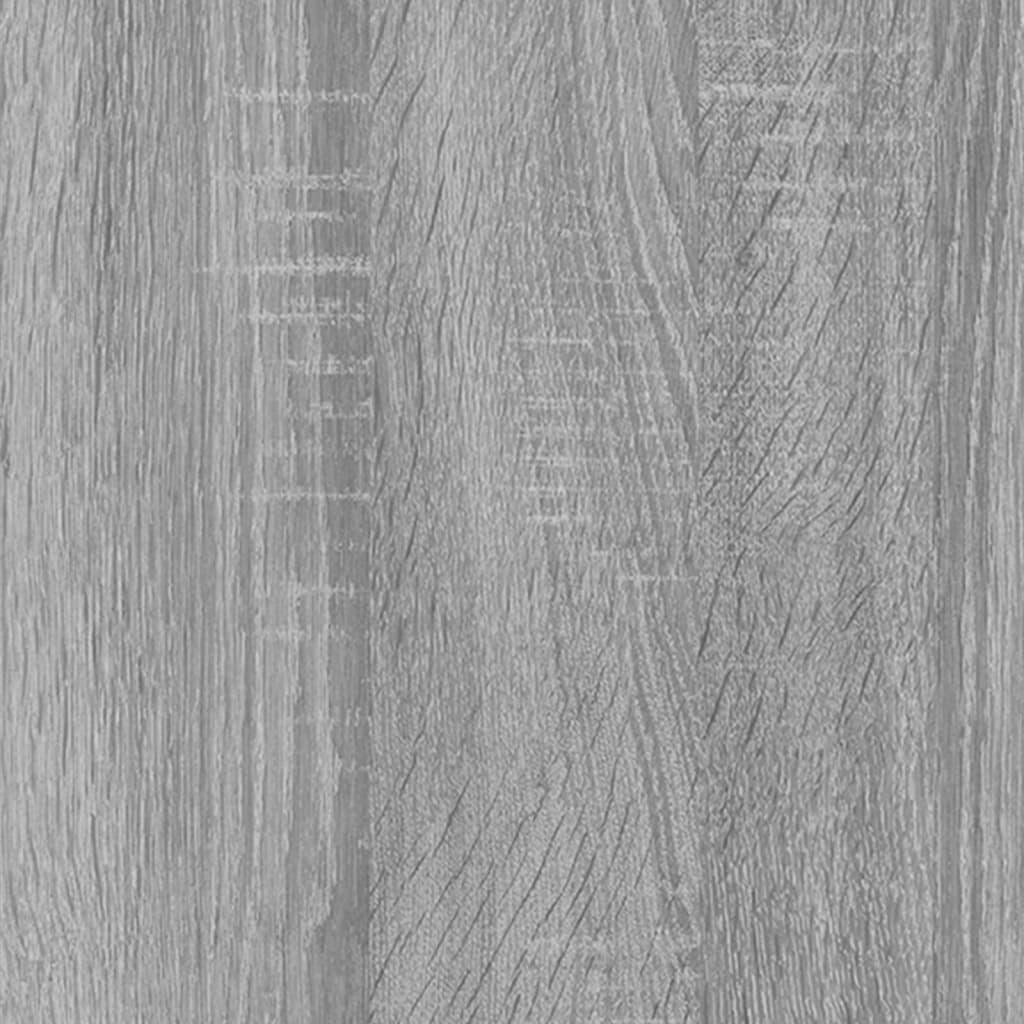 Wandregale 4 Stk. Grau Sonoma 100x15x30 cm Holzwerkstoff