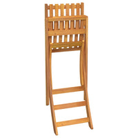 Thumbnail for Garten-Barhocker 2 Stk. Klappbar Massivholz Akazie