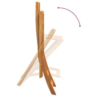 Thumbnail for Garten-Barhocker 2 Stk. Klappbar Massivholz Akazie