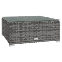 Thumbnail for 8-tlg. Garten-Lounge-Set mit Kissen Poly Rattan Grau