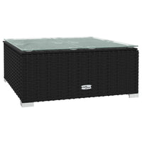 Thumbnail for 8-tlg. Garten-Lounge-Set mit Kissen Poly Rattan Schwarz