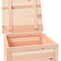 Thumbnail for Outdoor-Kissenbox 50x50x56 cm Massivholz Tanne