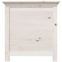 Thumbnail for Outdoor-Kissenbox Weiß 50x50x56 cm Massivholz Tanne