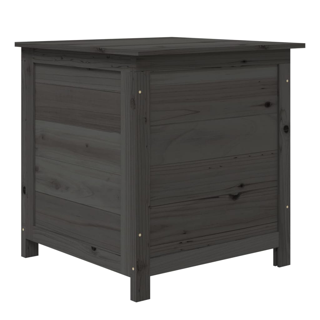 Outdoor-Kissenbox Anthrazit 50x50x56 cm Massivholz Tanne