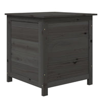 Thumbnail for Outdoor-Kissenbox Anthrazit 50x50x56 cm Massivholz Tanne